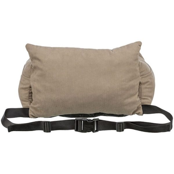 Hundkorg - TRIXIE - Bilstol - Taupe - Polyester - Medium mol