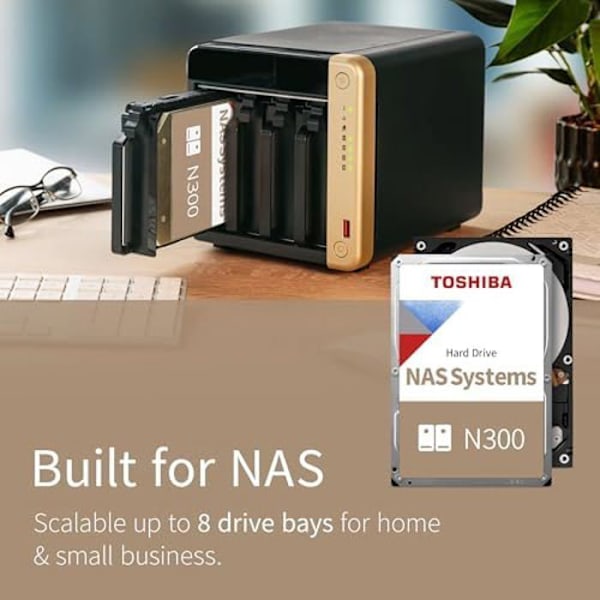 Harddisk - TOSHIBA - N300 - 8TB - SATA3 - 7200RPM