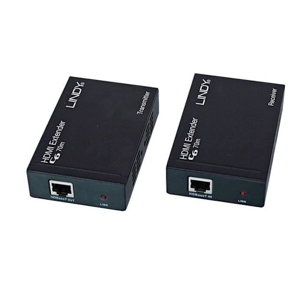 LINDY C6 HDBaseT HDMI & IR Extender Kit PoC - 70m