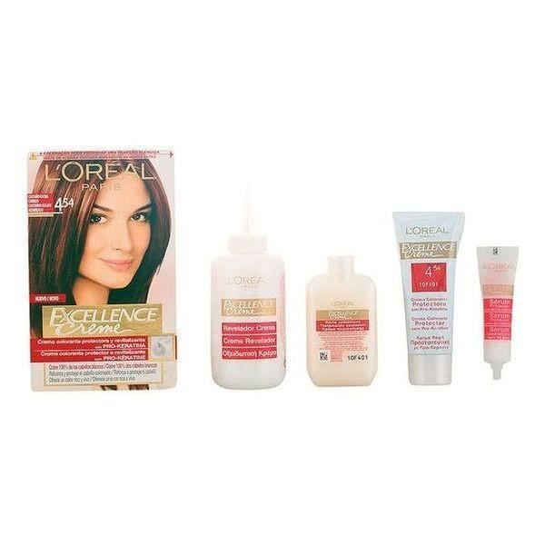 Pysyvä väriaine Excellence L'Oreal Expert Professional Chestnut mahony kupari