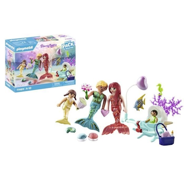 PLAYMOBIL 71469 Merenneito-perhe Flerfärgad
