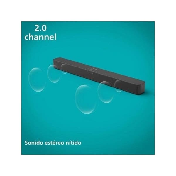 Philips TAB4000 Bluetooth Soundbar 2.0 Kanavat 60W HDMI ARC Musta