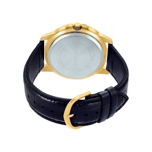 Ur - CASIO - MTP-VD01GL-1E - Stål - Kvarts - Klassisk Guld, svart