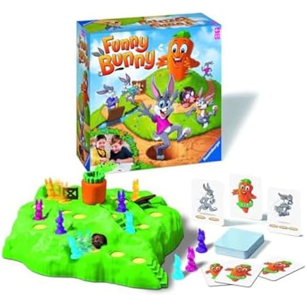 Funny Bunny -lautapeli - Ravensburger - 4-vuotiaille lapsille - Lautapeli