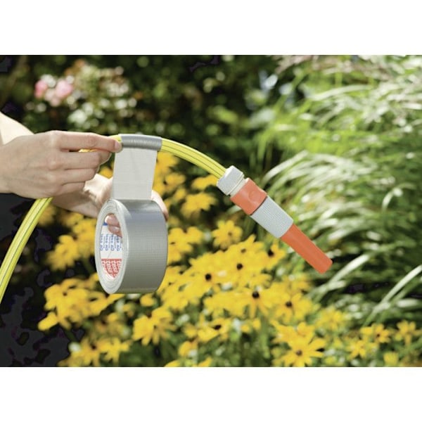 Extra Power Universal Canvas Reparationstejp - TESA - 50m x 50mm - Grå Grå
