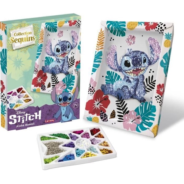 "Kokoelma strasseja STITCH, Luomispeli, Disney Stitch -setti, Alkaen 7-vuotiaille, LANSAY" FLERFARVE