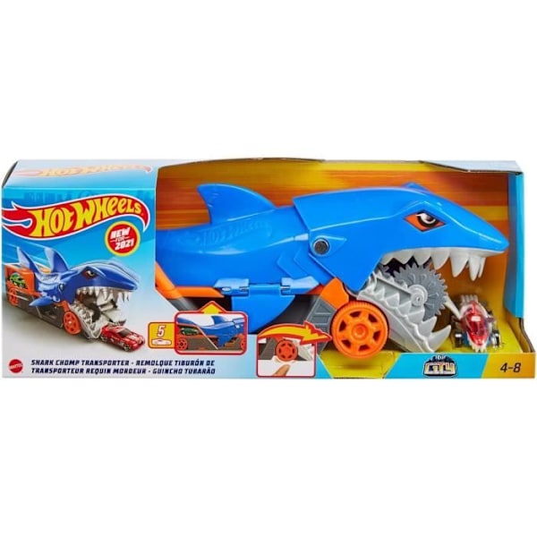 Hot Wheels - Shark Transporter - Circuit / Liten bil - Från 4 år GVG36 Flerfärgad