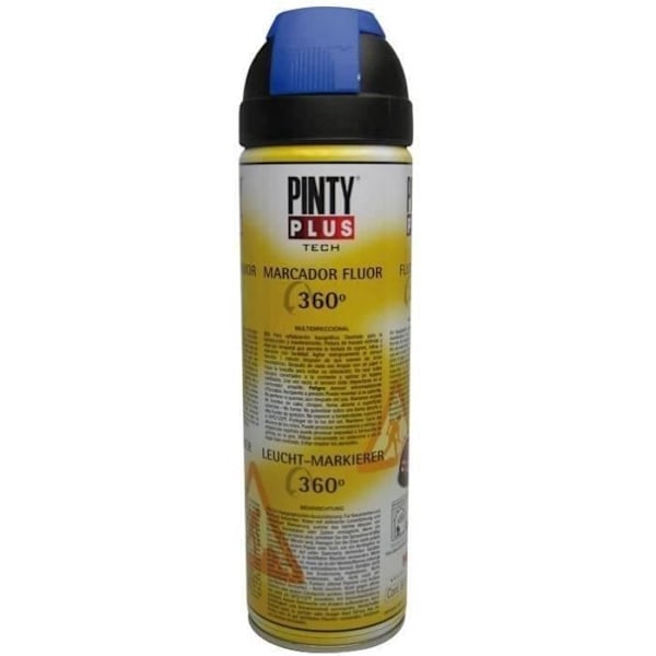 T118 blå byggsprayfärg - 500 mL Blå T118