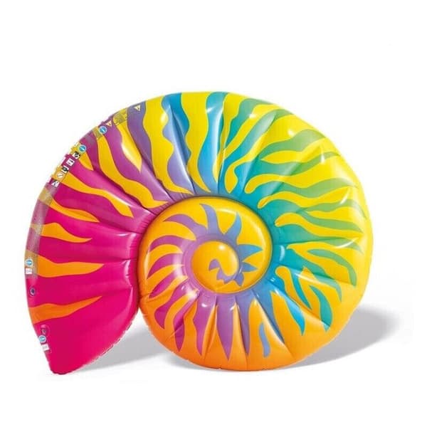 Seashell oppustelig flydende ø - Intex Multifarvet