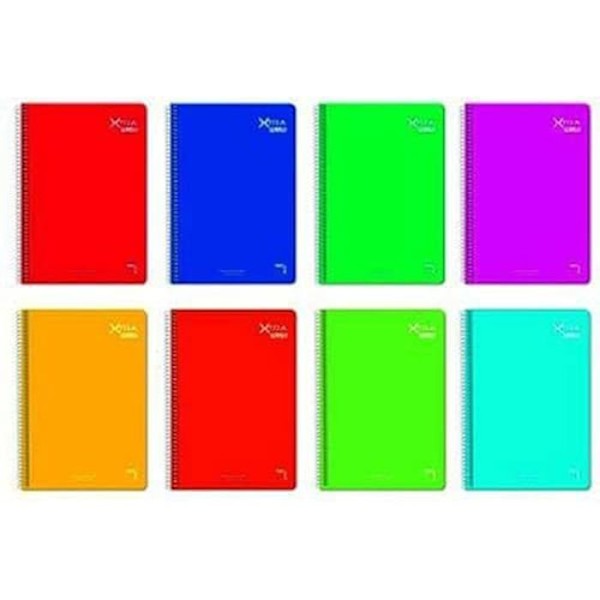 Notebook - DESCONOCIDO - Pacsa - 80 paneler - A4 - 90 g/m² - Blandat Vit blå