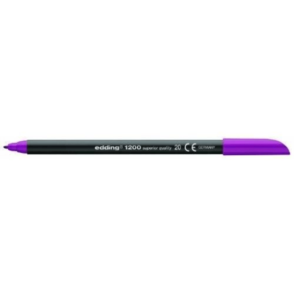 Värikynät - EDDING - E-1200 - Luodin kärki - Magenta - 5 kpl sarja