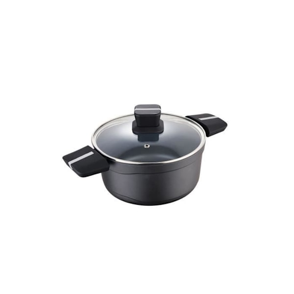 GENERIC - Pan Ø20x10cm Støbt Alu Ind Med Grå Bistro Låg Sg6425 San Ignacio