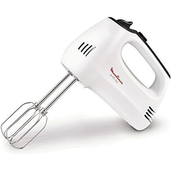 Håndmixer - Moulinex - Quick Mix 300 W BL - 5 forvalg - Turbo funktion - Hvid