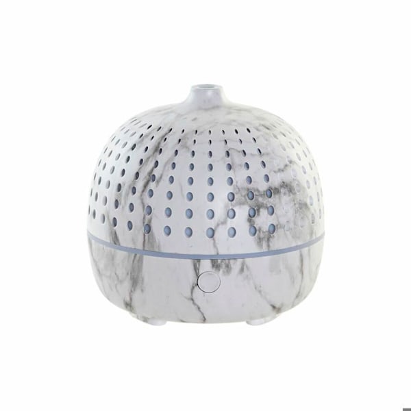 Luftfuktare - DKD Home Decor - Scandi - Aromadiffuser - LED - 180 ml Vit grå