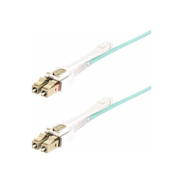 Fibreoptiskabel - StarTech.com - 5m - LC til LC - OM4 Multimode - 100G-netværk turkis