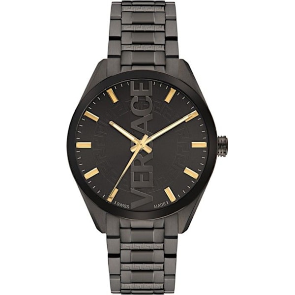 Herre ure Versace VE3H00522 - Sort rustfrit stål - 42mm - 5 bar Svart