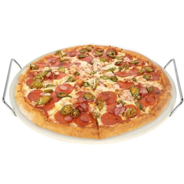 Pizzasten + metalstøtte