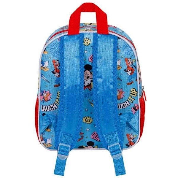 3D Ryggsäck - KARACTERMANIA - Mickey Mouse - Blå - Barn - Förskola Blå