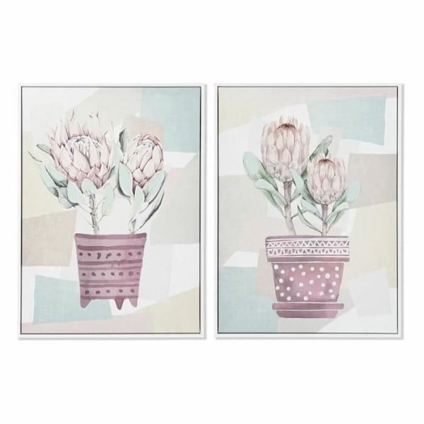 skandinavisk ram 53 x 4,5 x 73 cm (2 enheter) - Färg: MULTICOLORE