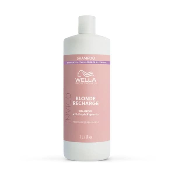 Wella Professionals Invigo Blonde Refill Color Revitalizing Shampoo 1L Violet