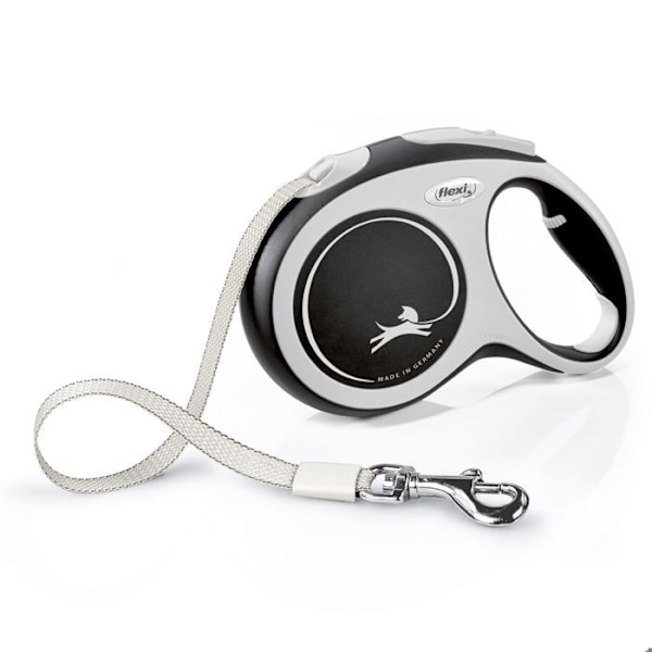Flexi Uusi Mukavuus Noir hihna 5m : M - FLEXI sort