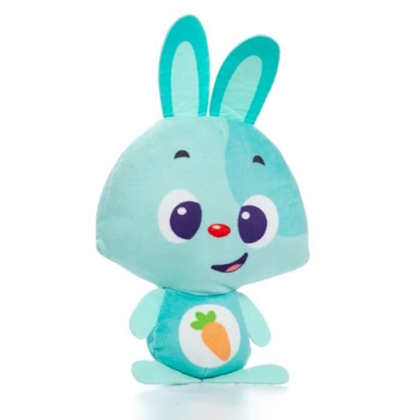 Molto Blue Baby Rabbit Pehmo - Pehmolelu valolla ja äänellä - Ihanteellinen vastasyntyneille - MOLTO-merkki Blå