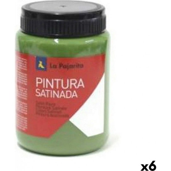 NC Gouache La Pajarita Mount L-16 Grøn Satin Scolar (35 Ml) (6 Enheder)