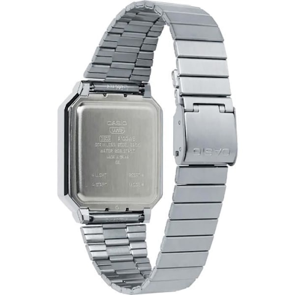 Kello - Casio - AQ-800E-7A2EF - Vedenkestävä 3 Atm - Kaksoisnäyttö - Hopea Pengar