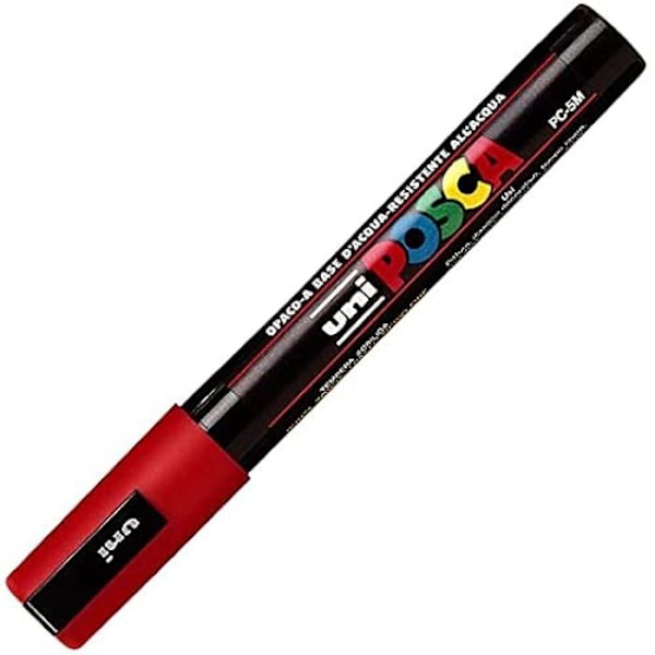 Posca Uni-Ball filtpen 1,8-2,5 mm - Bred spids - UNI-BALL mærke mångfärgad