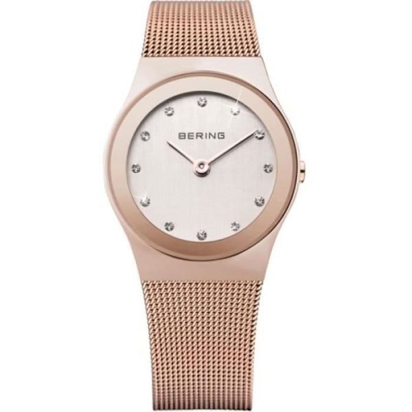 Klocka - BERING - 12927-366 - Dam - Läder - Analog - Chic Rosa