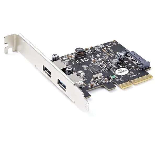 PCI-kort - STARTECH - PEXUSB312A3 - USB 3.2 - SATA-controller - Kompatibel med Windows/Linux