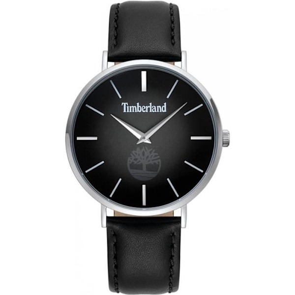 Ur - Timberland - 15514JS/02 - Sort Kasse - Sort Læder - Vandmodstand 50m - 42mm Svart