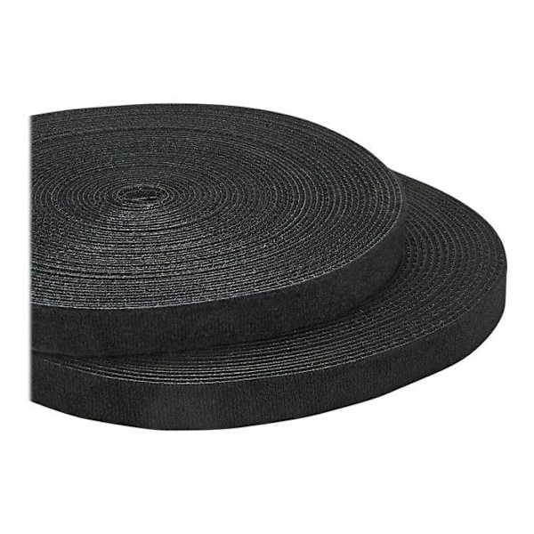 Kabelbindere - STARTECH - 30,4 m - Sort - Selvklebende løkker - Multimaterialer