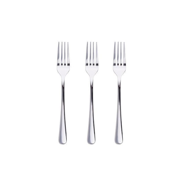 GENERISK - Set 3 Enhet. Dessertgafflar Shiny Rostfritt Stål Natur SG7781 San Ignacio
