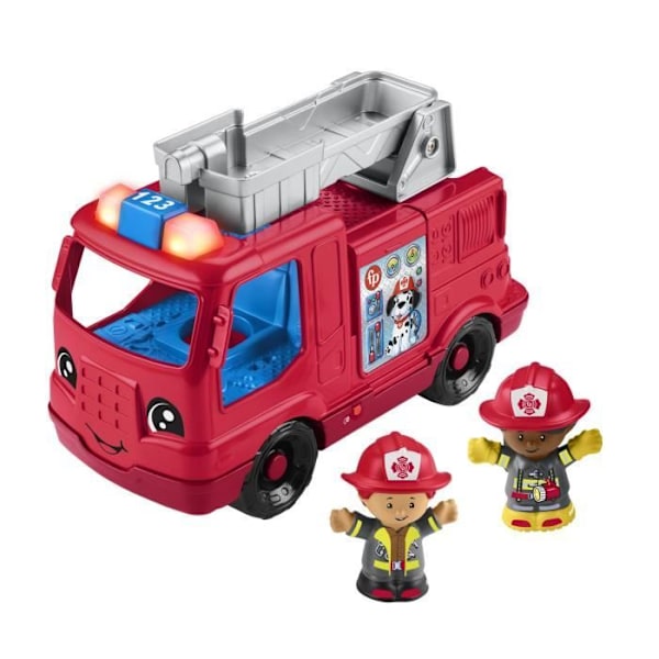 Fisher-Price-Pienet Ihmiset-Palomiesauto monikielinen versio HYR88