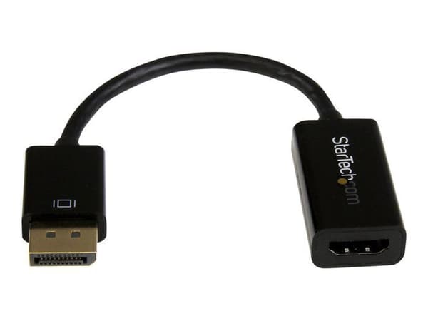 STARTECH.COM Aktiv DisplayPort 1,2 til HDMI 4K-adapter til desktop eller bærbar computer, der er kompatibel med DP