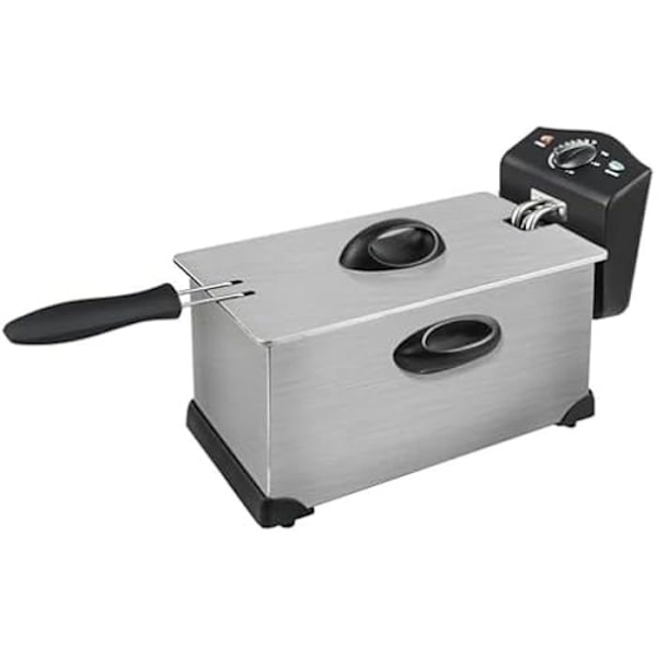 Kuken 2000 W. 3,0 L ruostumattomasta teräksestä valmistettu rasvakeitin - ALFA - 44874
