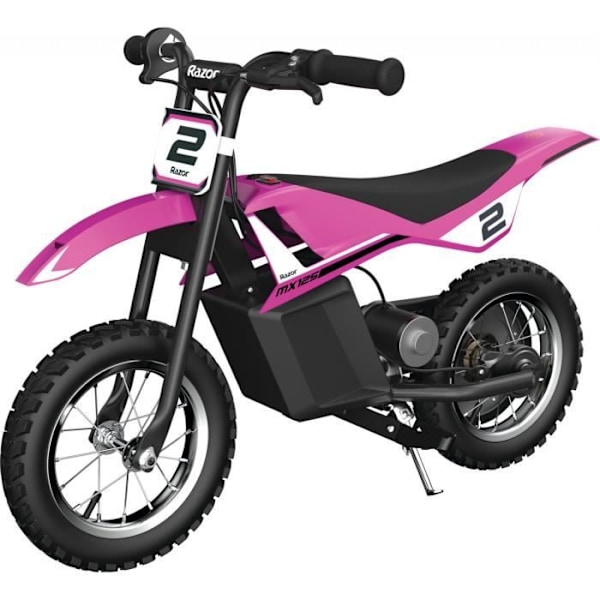 Moto Cross Elektrisk Barn Dirt Rocket MX125 - RAZOR - Rosa - 2 Hjul - Batteri - 40 minutter Rosa