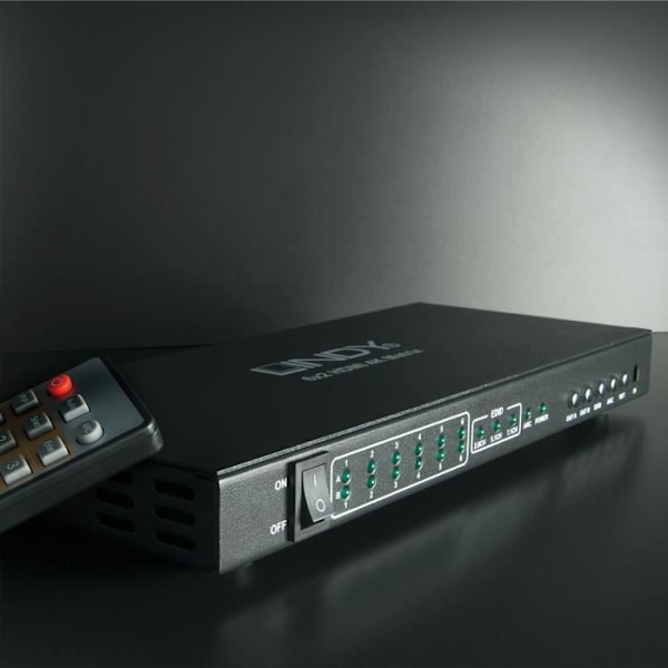 LINDY Switch Matrix HDMI 2.0 6x2 Video/Audio Switch PiP-toiminnolla 10.2G