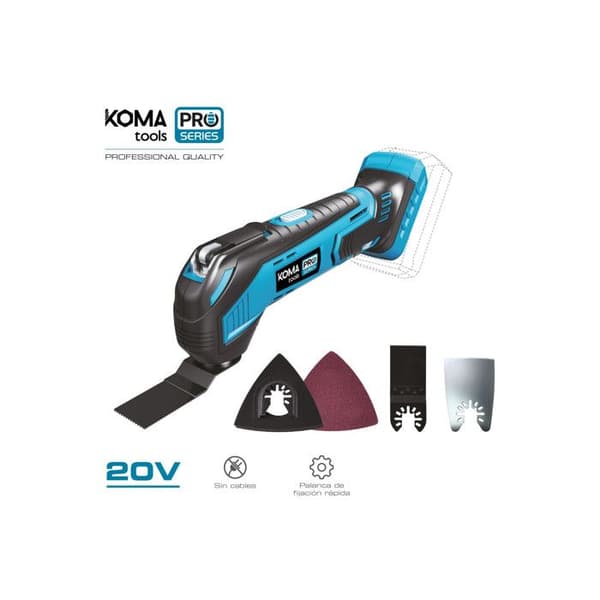 Multi-værktøjer - KOMA TOOLS - 20V - uden batteri - uden oplader - 08765