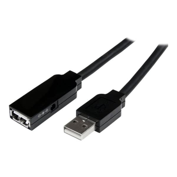 USB-toistinkaapeli 15 m - STARTECH.COM - Aktiivinen USB-jatko - musta