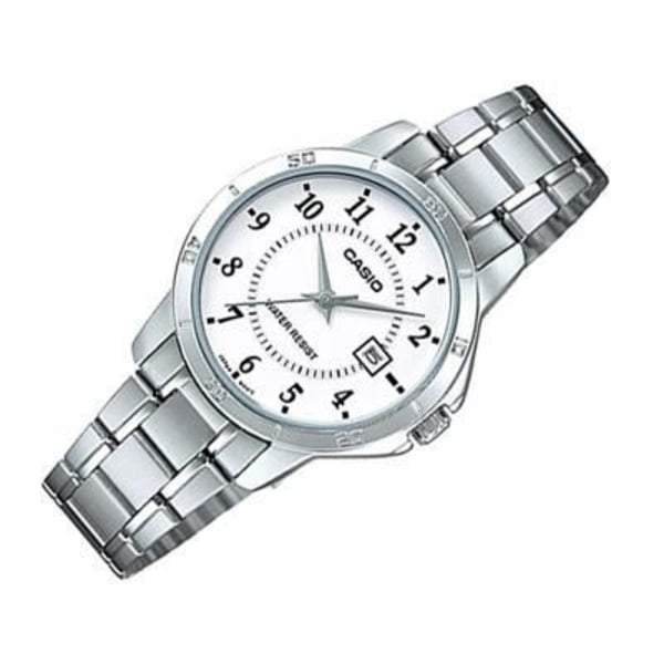 Ur - Casio - LTP-V004D-7BUDF - Rustfrit stål - Kvarts - Dame