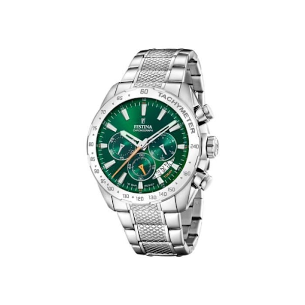 Kello - Festina - F20668/3 - Kroono - Teräs - Vedenkestävä 50m Svart