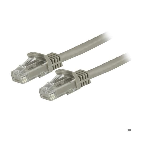 Ethernet-kaapeli Cat 6 - STARTECH - 1,5 m - 100% Kupari - RJ-45 - Harmaa