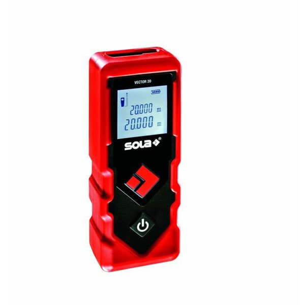 Laser Distance Meter - Sola - VECTOR20 - Range 20 m - Red