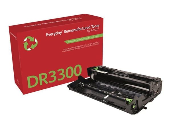 Kompatibel tromleenhed - XEROX - DR-3300 - Sort - 30.000 sider - Til Brother DCP/MFC