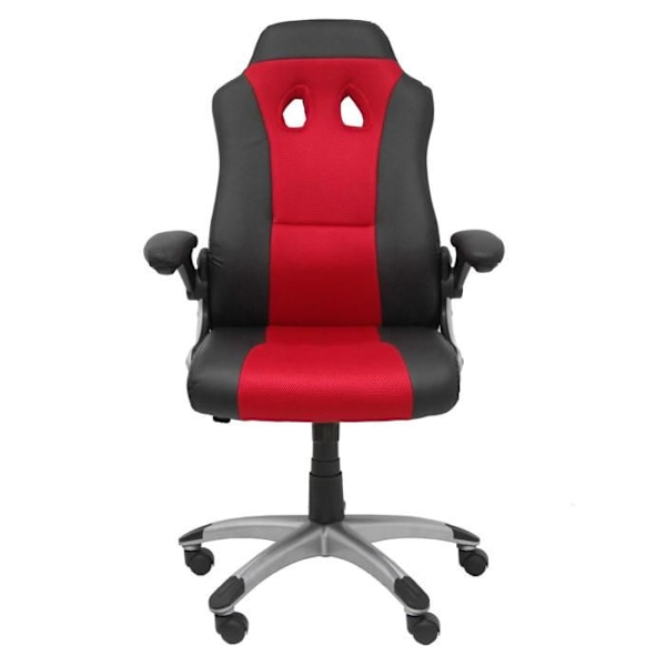Talave pelituoli näyttää mustalta ja punaiselta. Svart röd
