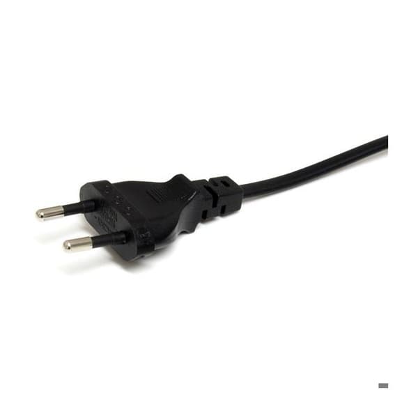 STARTECH.COM Standard EU til IEC 320 C7 bipolær strømledning til pc bærbar - europæisk netkabel - M/F - 1 m