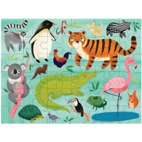 Mudpuppy 4598 Puzzle - Eläimet - 36 kpl - Lapsille Flerfärgad