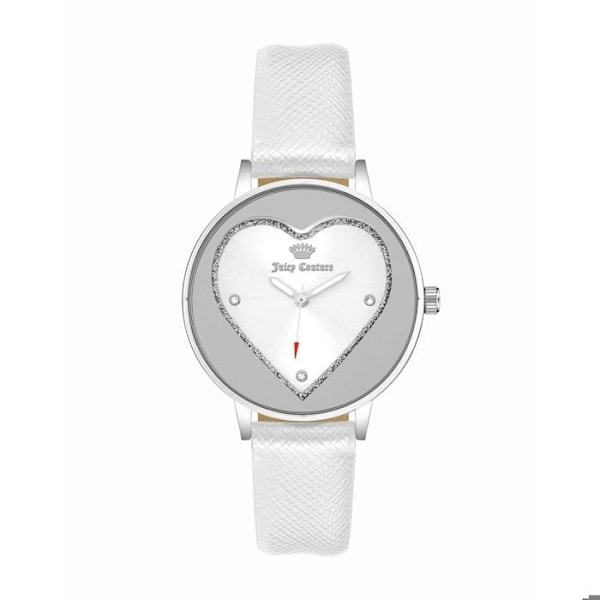 Kvinnot-watch - Juicy Couture - JC1235SVWT - Kvarts - Läder - 38mm vit/silver